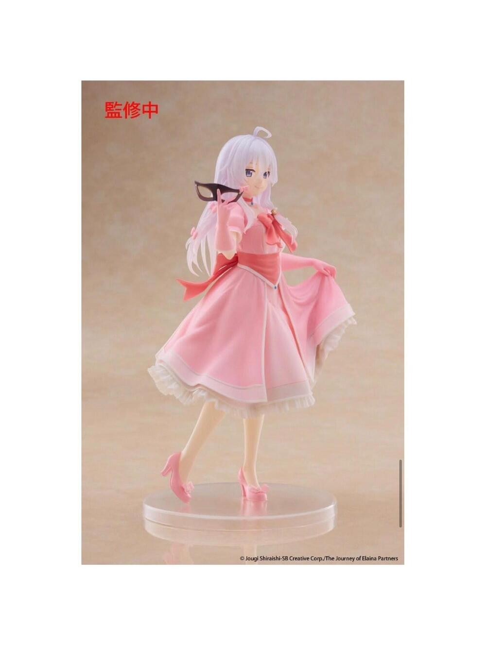 Taito The Journey of Elaina Figure Masquerade pink dress figure US Seller - Picture 3 of 8